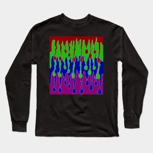 urban drip art Long Sleeve T-Shirt